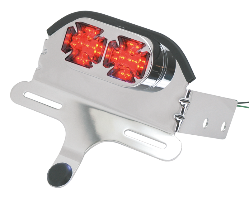 GZP LED 2Cross taillight w/FB bracket Cl (FR)