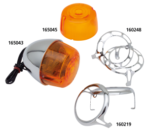 GZP FX/XL73-86 chrome turn signal (FR)