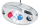 GZP Mini marker light RED/WHITE/BLUE LED (FR)