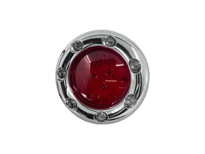 GZP Chr Duo led red lens deuce light