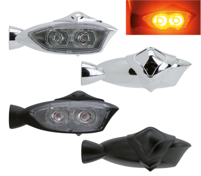 GZP Chrome rear Hell-Fire mini LED light (FR)