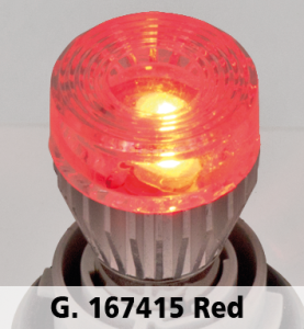 GZP SINGLE CPR-1 LED BULB RED BA15S (FR)