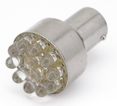GZP SINGLE CLSTR 12XLED BULB WHITE BA15S (FR)