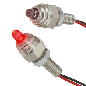 GZP Pair red LED M6 stud lights (FR)