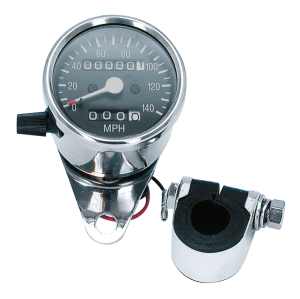 GZP Mini Speedo MPH w/trip meter + clamp (FR)