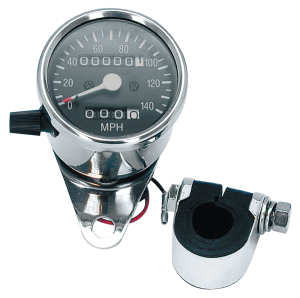 GZP Mini Speedo KPH w/trip meter + clamp (FR)