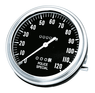 GZP Police Special speedo 1:1 MPH (FR)