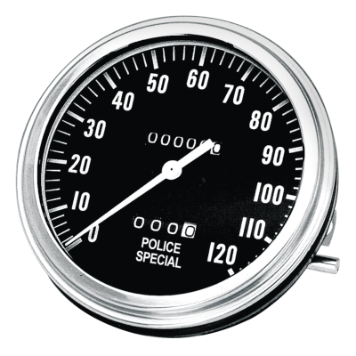 GZP Police Special speedo 1:1 MPH (FR)