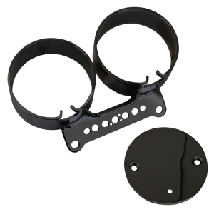 GZP Blk dual gauge mnt brckt XL/FXR95-05 (FR)