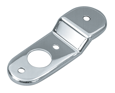 GZP Chrome Horn bracket Softail & FLH/T9 (FR)