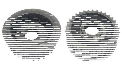 GZP Final belt drive pulley 5spd 32t BT9 (FR)