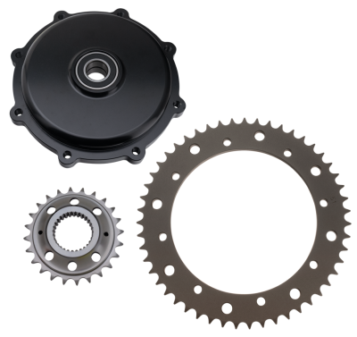 GZP Blk 51T cush drive sprocket FLH09-UP (FR)