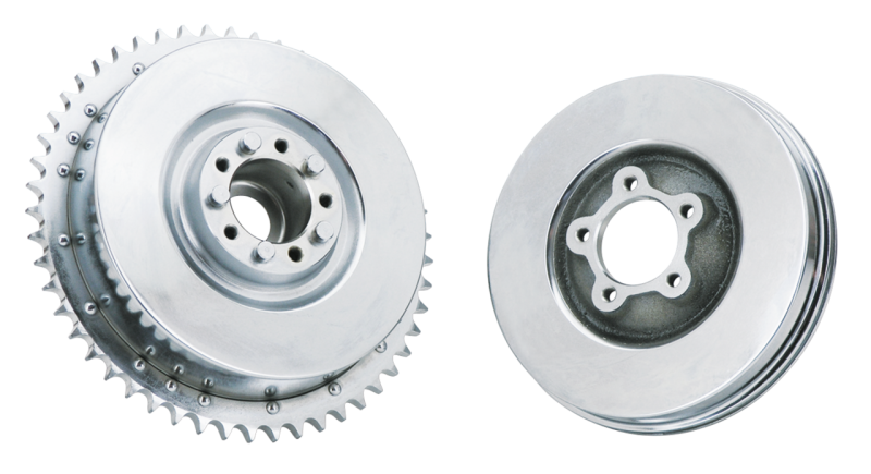 GZP Brake drum front chrome BT49-66 (FR)