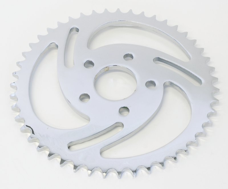 GZP Chrome Swirled sprocket 47T XL82-85 (FR)