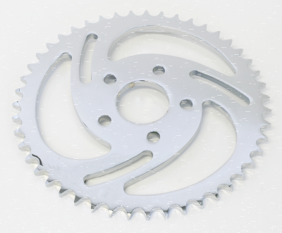 GZP Chrome Swirled sprocket 47T XL82-85 (FR)