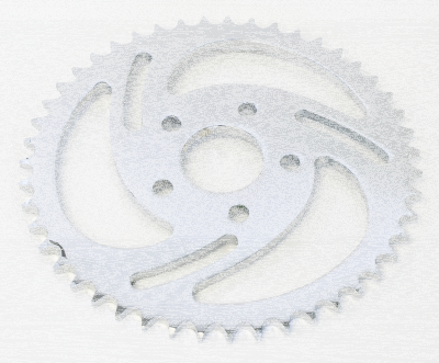 GZP Chrome Swirled sprocket 48T XL86-92 (FR)