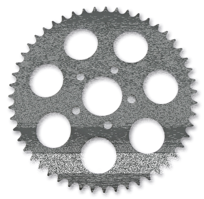 GZP Chr rear sprocket 51T BT00-up 6MM of (FR)
