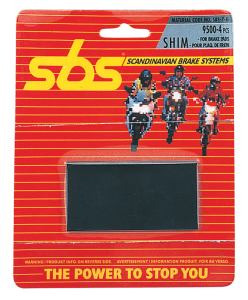 SBS anti vibration brake pad shim