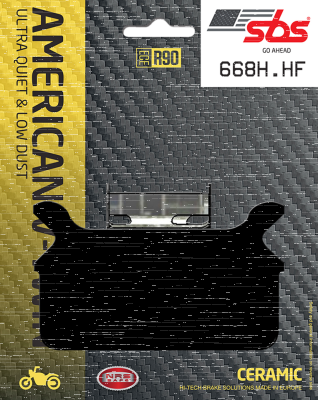 SBS HF Brake pads FLHS/FLT/FLHT 86-99 RR (FR)