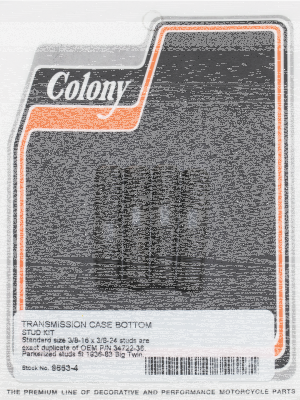 4pck Transm. stud kit std 3/8-16x3/8-24 (FR)
