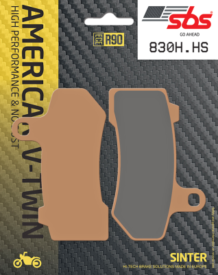 SBS HS Brake Pads VRSC06-17 FLH08-up FR (FR)