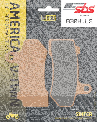 SBS Brake Pads VRSC06-17 FLH08-18 Rear (FR)