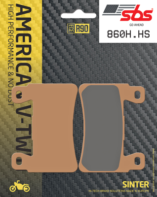 SBS HS Brake pads XR08-13 F*ST15-UP FR (FR)