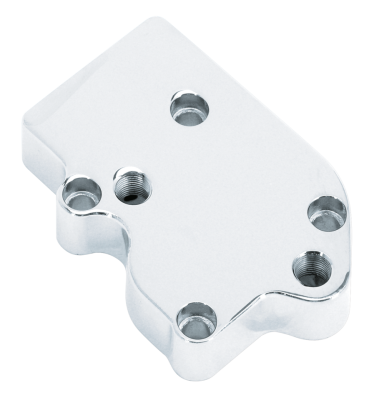 Chrome oil pump cover BT73-82 belt-drive (FR)