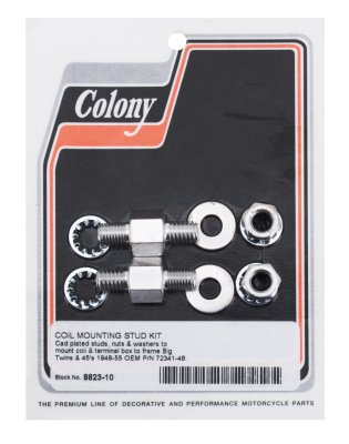 COLONY Coil/term box stud kit white plat (FR)