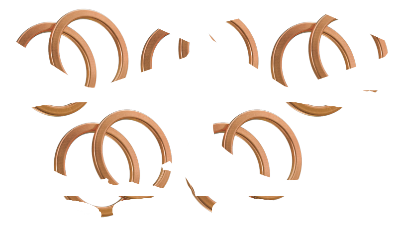 10pck Banjo bolt copper seal washer 11mm (FR)