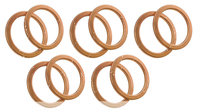 10pck Banjo bolt copper seal washer 11mm (FR)