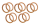 10pck Banjo bolt copper seal washer 10mm (FR)