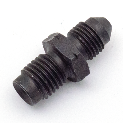 Black SS Brake line adapt. M10x1.25 3/8 (FR)