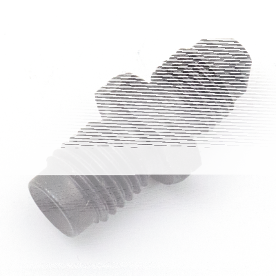 Black SS Brake line adapt. M10x1.25 3/8 (FR)