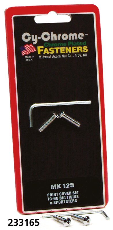 Chrome SHCS button head screws point cvr (FR)