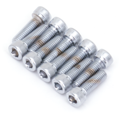 Chrome allen head screws primary cvr set (FR)