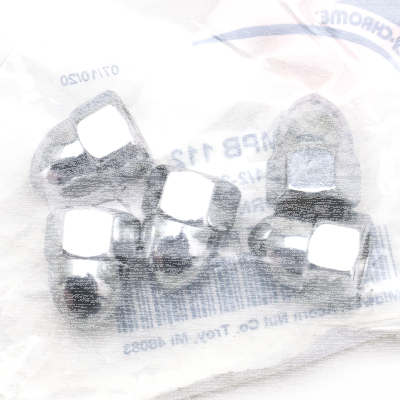 5pck Chrome Acorn nuts 1/2-20 (FR)