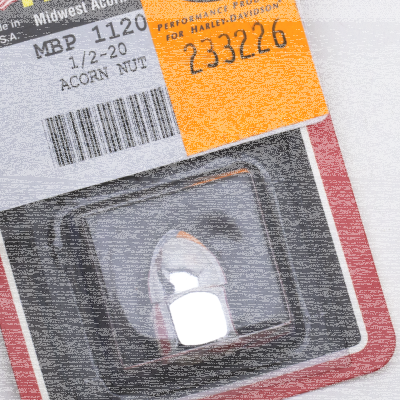 Chrome acorn nut 1/2-20 UNF (FR)