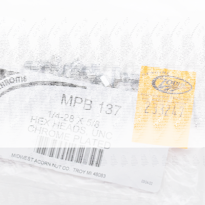 10pck Chrome hex head screws 1/4-28x5/8 (FR)