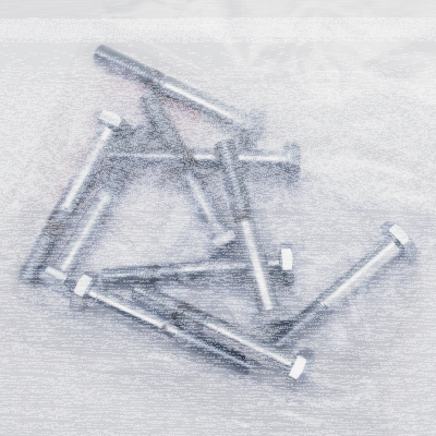 10pck Chrome hex head screws 1/4-28x2 (FR)