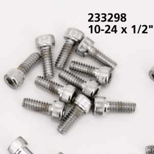 10pck Chrome allen screws 10-24x1/2" (FR)