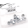 10pck Chrome nylock nuts 3/8-16 UNC (FR)