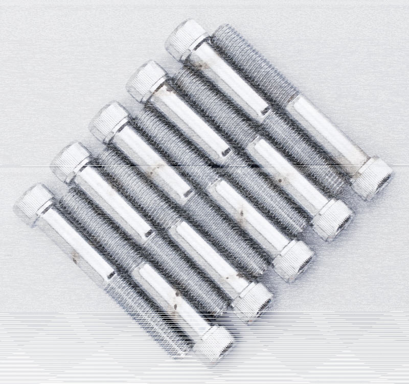 10pck Chrome allen screws 5/16-24x2-1/4 (FR)