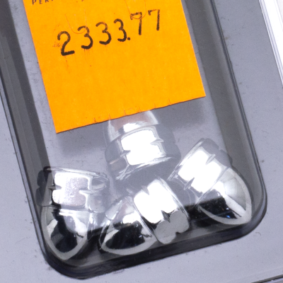 Blister Chrome acorn nuts M8 set/4 (FR)