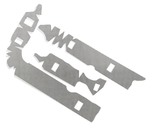 DEI heat shield liner kit FLH/T09-16 V&H (FR)