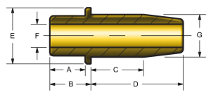 Cast valve guide XL57-85 IN .010 (FR)