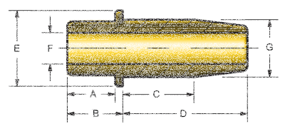 Cast valve guide BT48-79 EX .002 (FR)