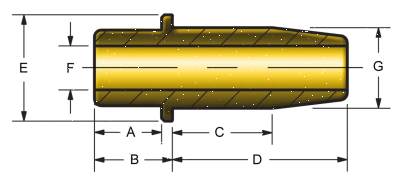 Cast valve guide BT48-79 EX .010 (FR)