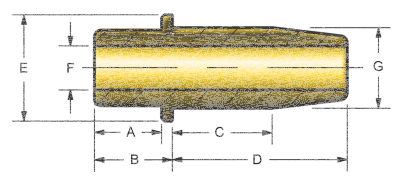 Cast valve guide 1340 80-84 IN .008 (FR)