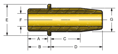 Cast valve guide 1340 80-84 EXH STD (FR)